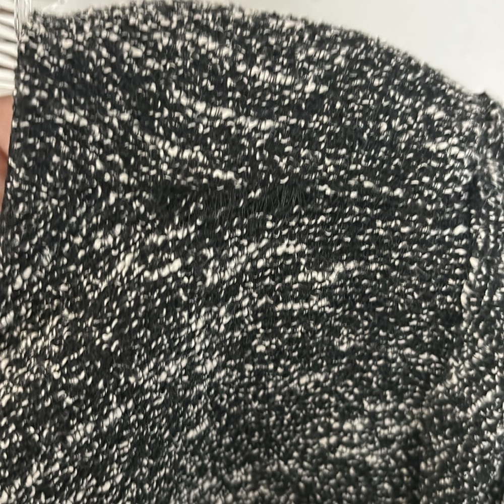 Slate & Willow Tweed Black and White Jacket Womens Size Large - Picture 9 of 10